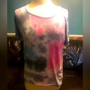 NWOT Tiktik Tie-dyed T-shirt and matching shorts